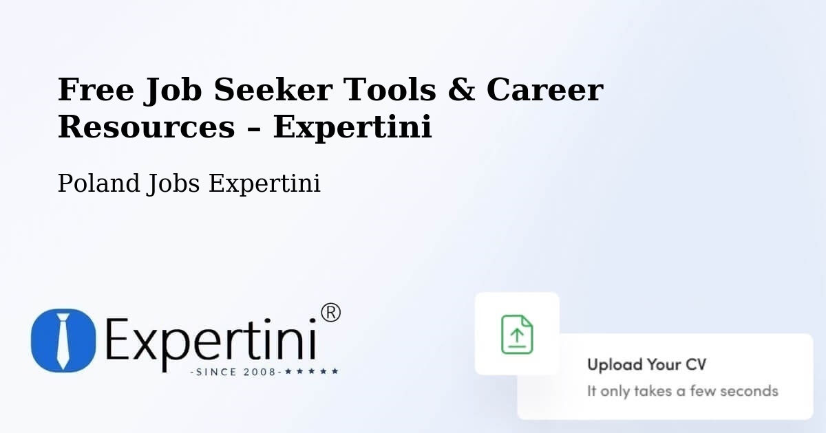 Free Job Seeker Tools & Career Resources – Trzebiatów - Trzebiatów, Poland Jobs Expertini