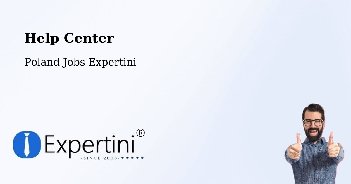 Help Center – Trzebiatów - Poland Jobs Expertini