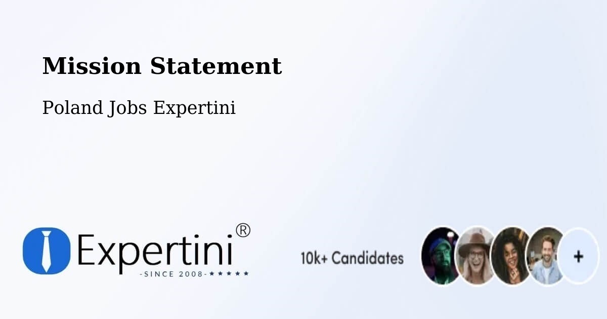 Corporate Mission – Trzebiatów - Poland Jobs Expertini
